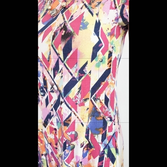 Maxi Floral Gown  With Side Slit 🌴 - Picture 3 of 6